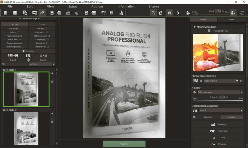 Franzis ANALOG Professional 5.21.04078 PC Software Franzis ANALOG Professional 5.21.04078 PC Software