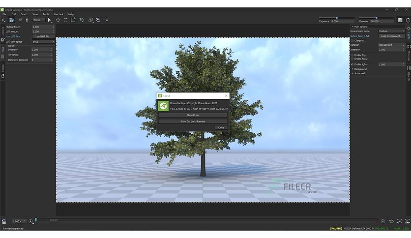 Chaos Vantage 2.6.0 PC Software Chaos Vantage 2.6.0 PC Software