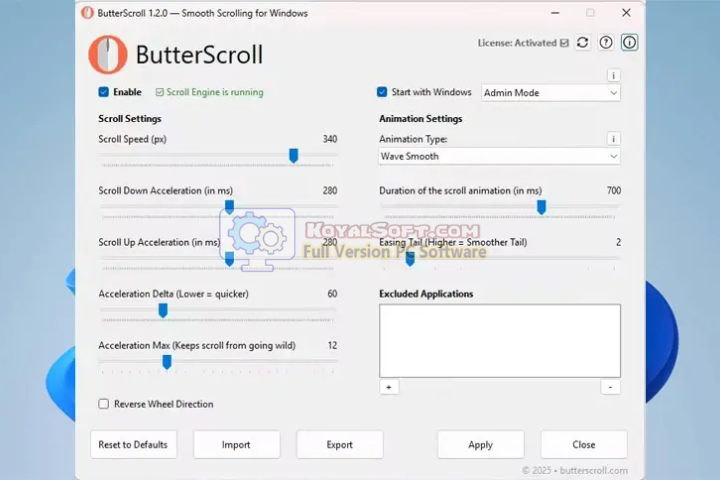 ButterScroll 2026 v1.3.3 Latest version