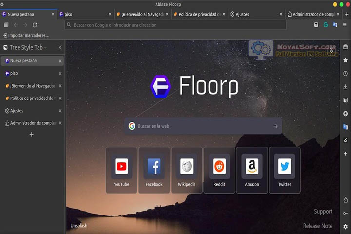 Floorp Browser 2025 v12.7.0 PC Software