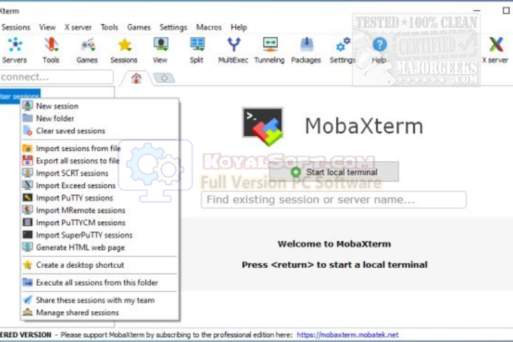 MobaXterm 2026 v25.4 free download]
