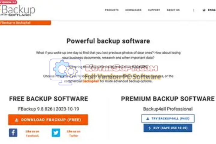 FBackup 2026 v9.9.994 free download