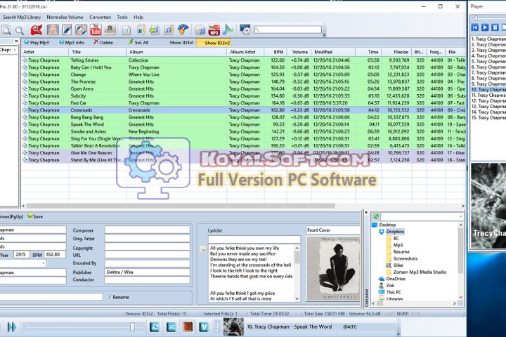 Zortam Mp3 Media Studio Pro v33.55 Latest version