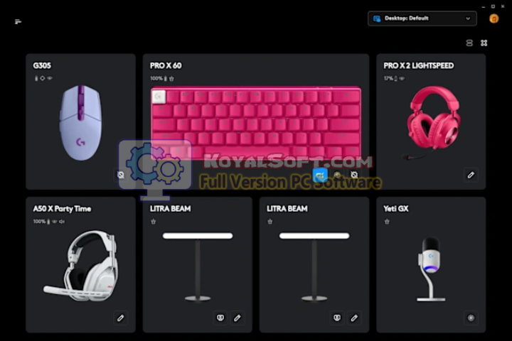 Logitech G HUB 2026 v2025.8.789376 free download