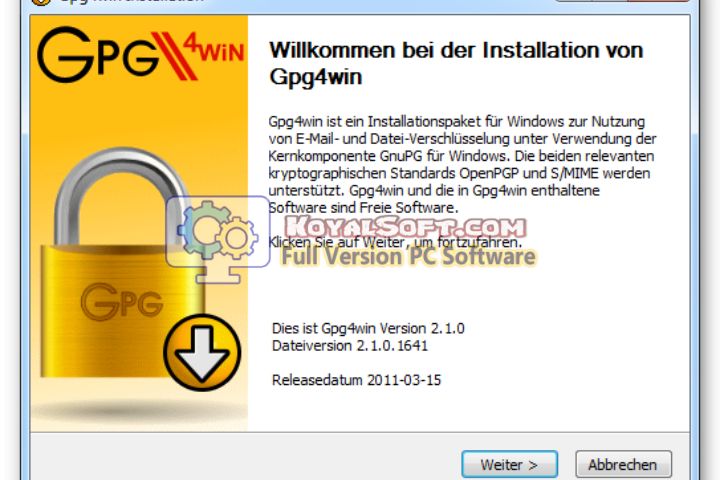 Gpg4win 2026 v5.0.0 free download