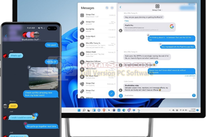 BlueBubbles 2026 v1.15.0 for pc software