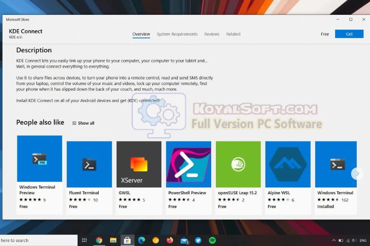 KDE Connect 2026 v25.08.3 free download