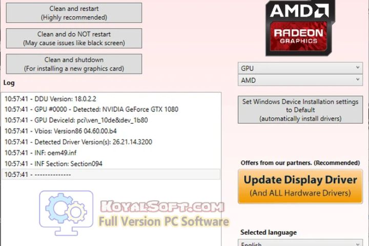 Display Driver Uninstaller 2026 v18.1.3.9 Latest version