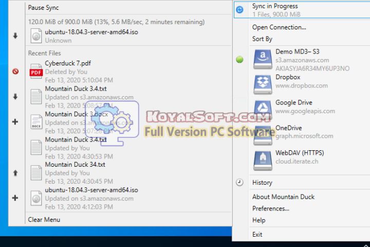 Mountain Duck 2026 v5.1.0.28309 for pc software