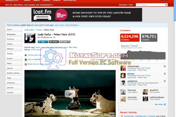 Last.fm 2026 v2.1.37 for pc software Last.fm 2026 v2.1.37 for pc software