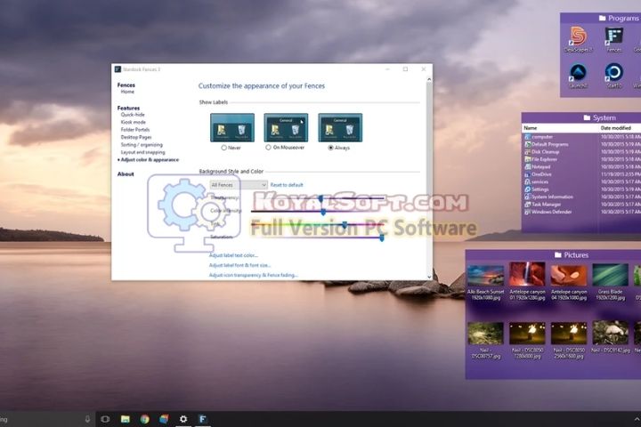 Desktop Fences+ 2026 v2.5.3.137 free download