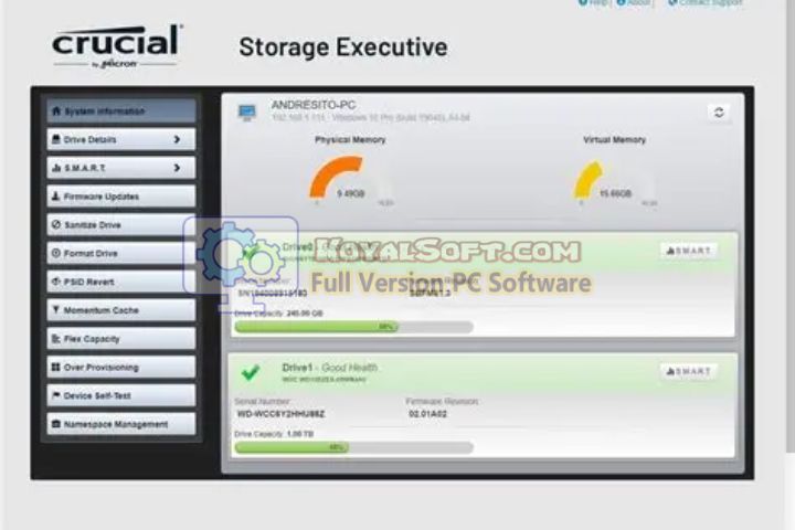 Micron Storage Executive 2026 v11.08.082025.00 for pc software Micron Storage Executive 2026 v11.08.082025.00 for pc software