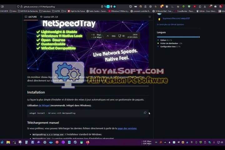 NetSpeedTray 2026 v1.2.0 for pc software
