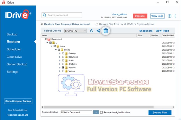 IDrive 2026 v7.0.0.54 free download