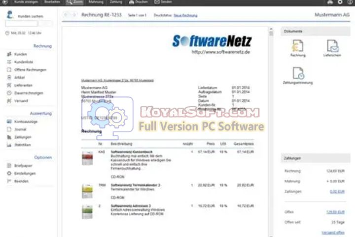 Softwarenetz Rechnung 2026 v11.26 free download